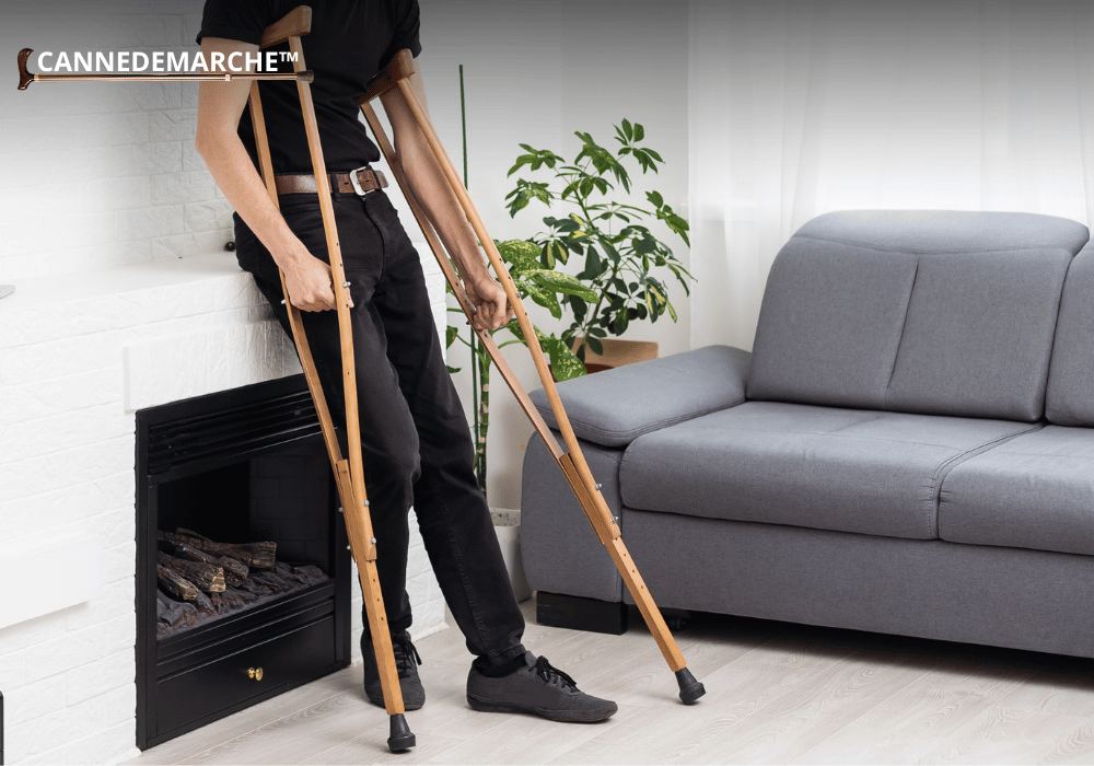 Comment Marcher avec des cannes anglaise sans appui ?