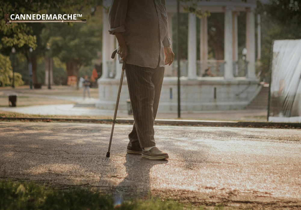 Comment tenir une canne de marche ?