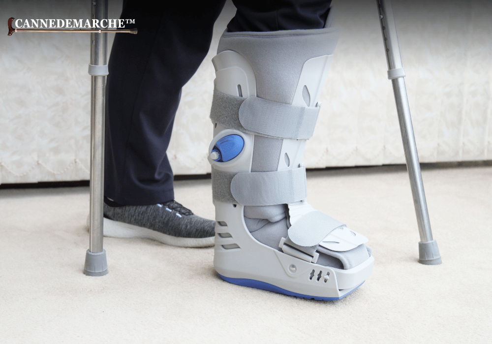 Peut-on Marcher sans béquille avec une botte de marche orthopédique ?