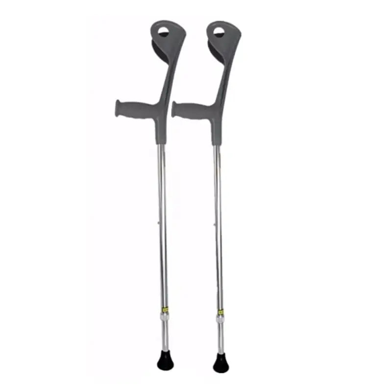 Béquille avant bras - 1 Paire Noire - canne de marche