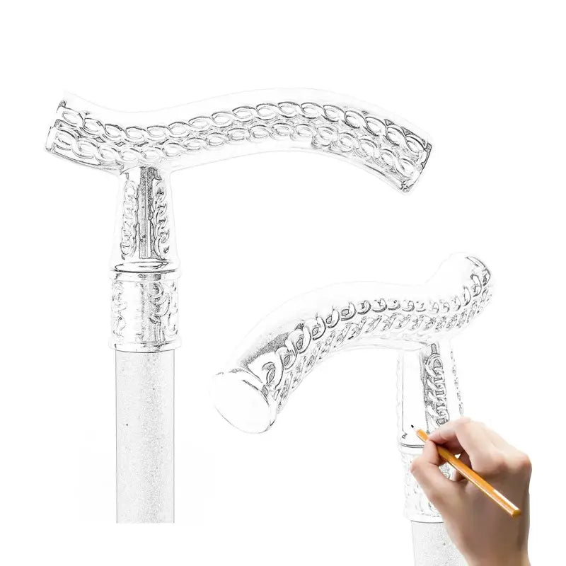 Canne avec épée - 93cm - canne de marche