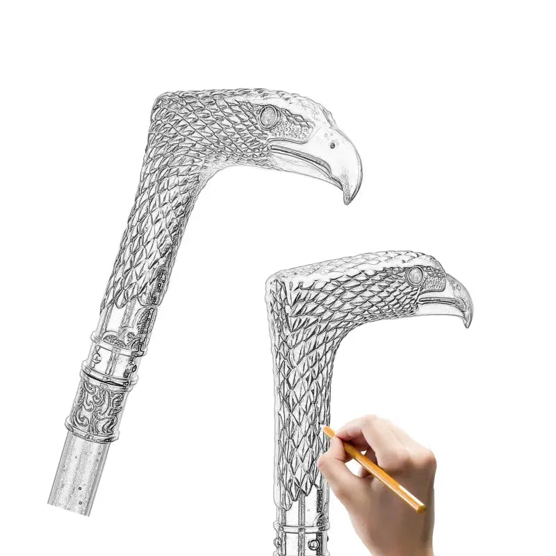 Canne de Luxe Aigle Bleu - Aigle Bleu - canne de marche