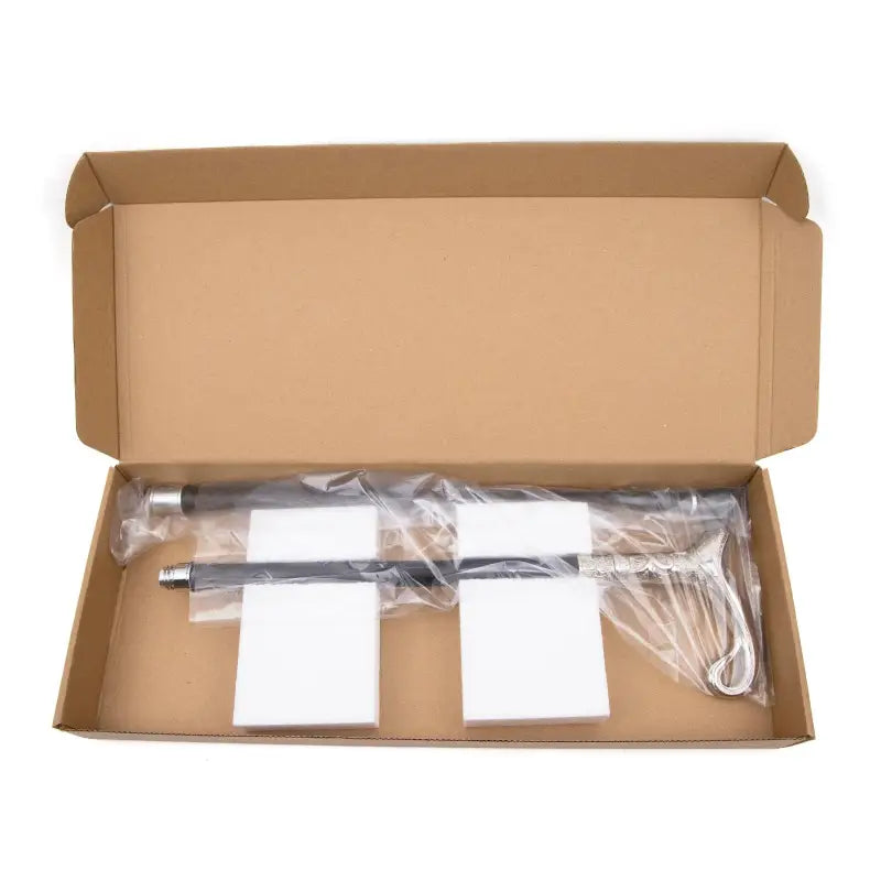 Canne de Luxe Blanche Courbe - Blanche Courbe - canne de marche