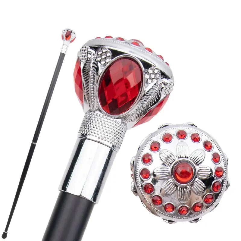 Canne de Luxe Motif Fleur - 91cm - canne de marche