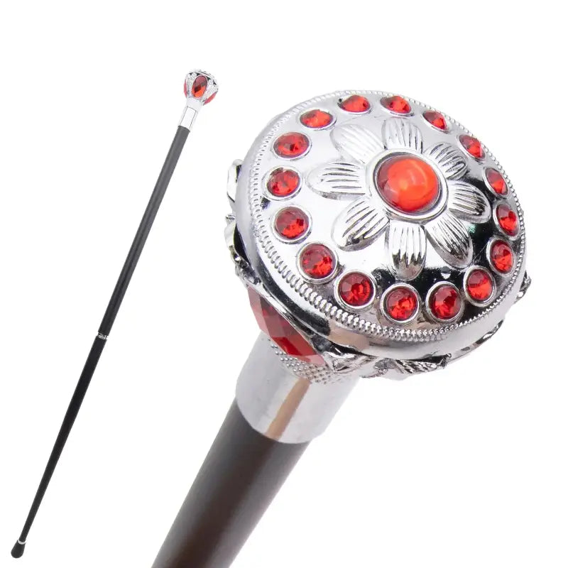 Canne de Luxe Motif Fleur - 91cm - canne de marche