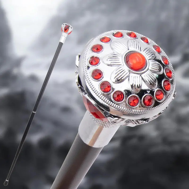 Canne de Luxe Motif Fleur - 91cm - canne de marche