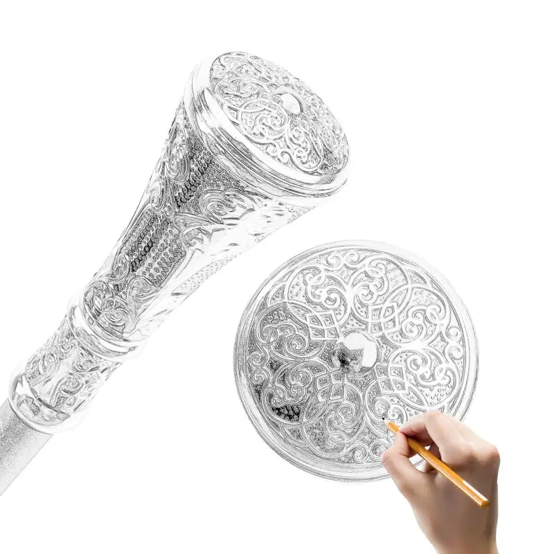 Canne de Luxe Or et Noir - Or et Noir - canne de marche