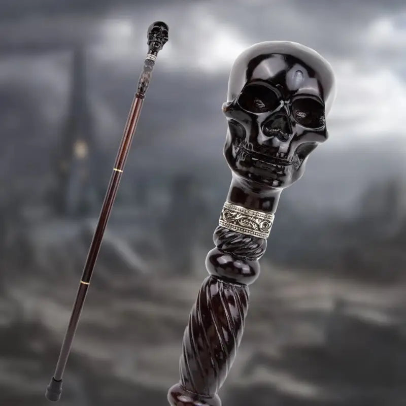 Canne de luxe Sculpté - Crane - canne de marche