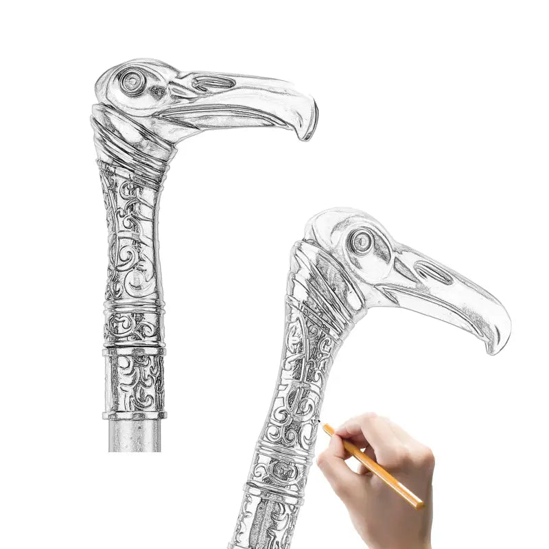 Canne de Luxe Tête d’Aigle - Tête d’aigle - canne de marche