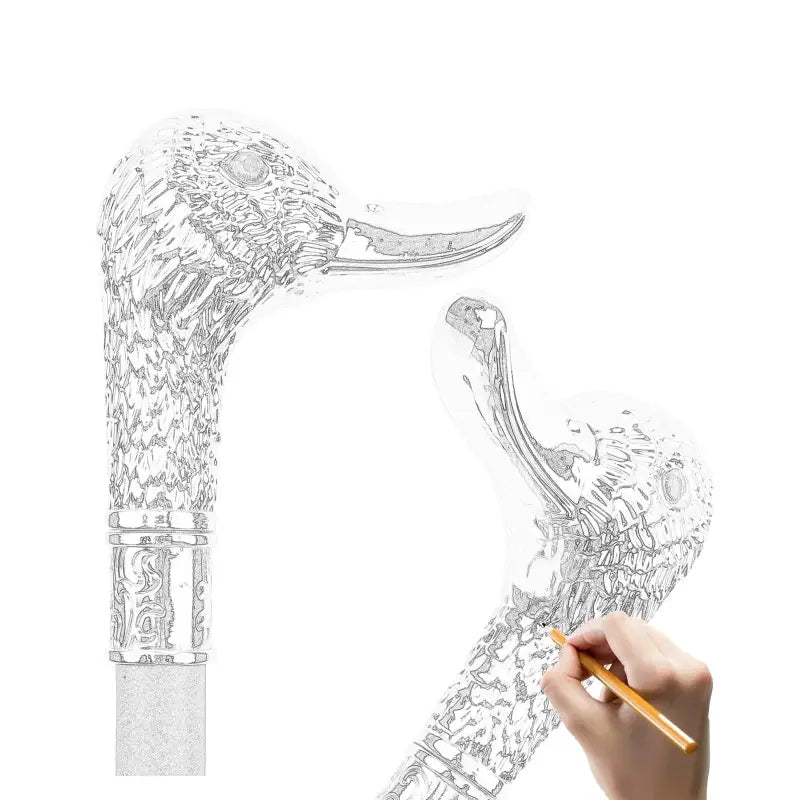 Canne de marche Canard - 95cm - canne de marche