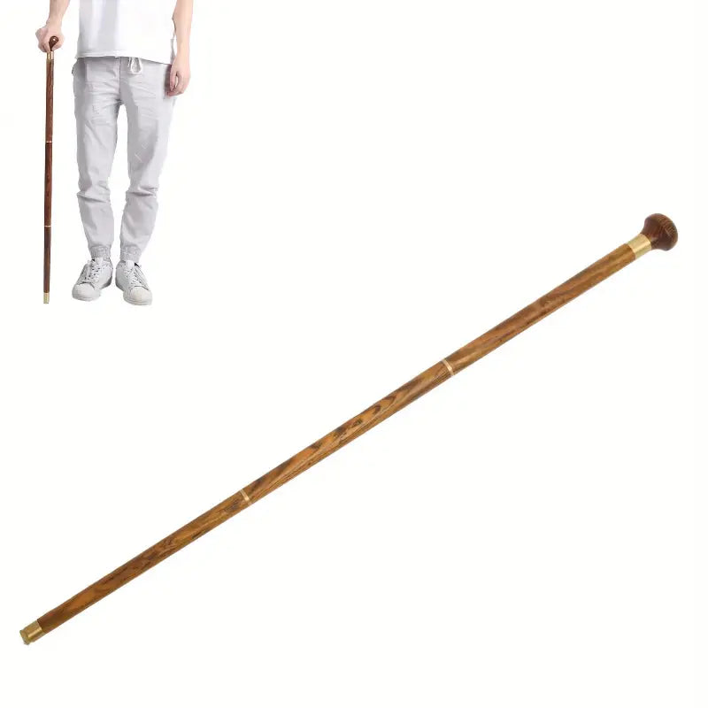Canne de marche en bois - Bois massif - canne de marche
