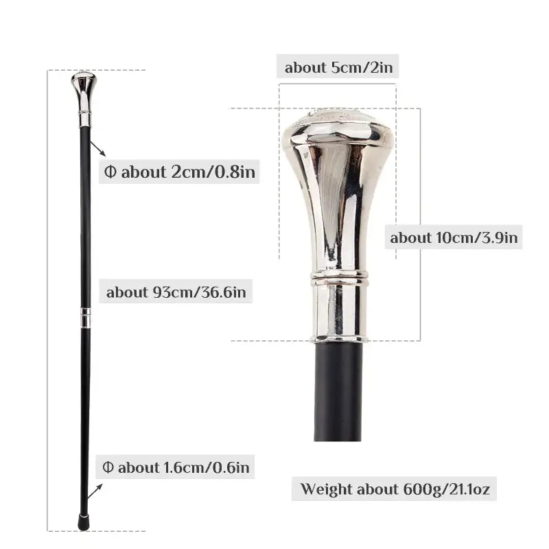 Canne de marche franc maçon - 93cm - canne de marche