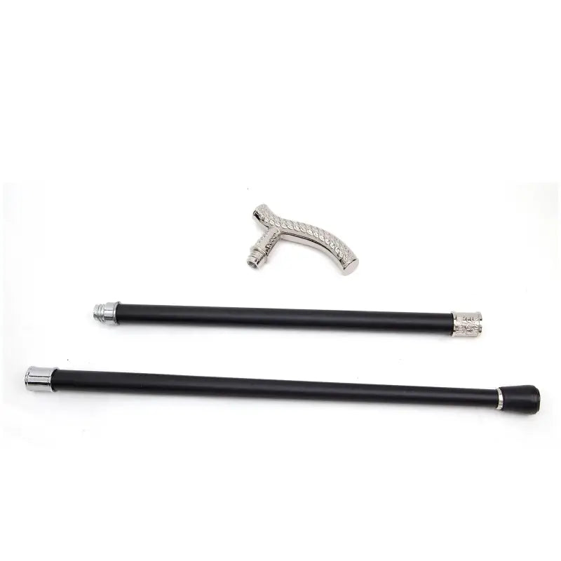 Canne de marche Luxe argenté - Argenté - canne de marche