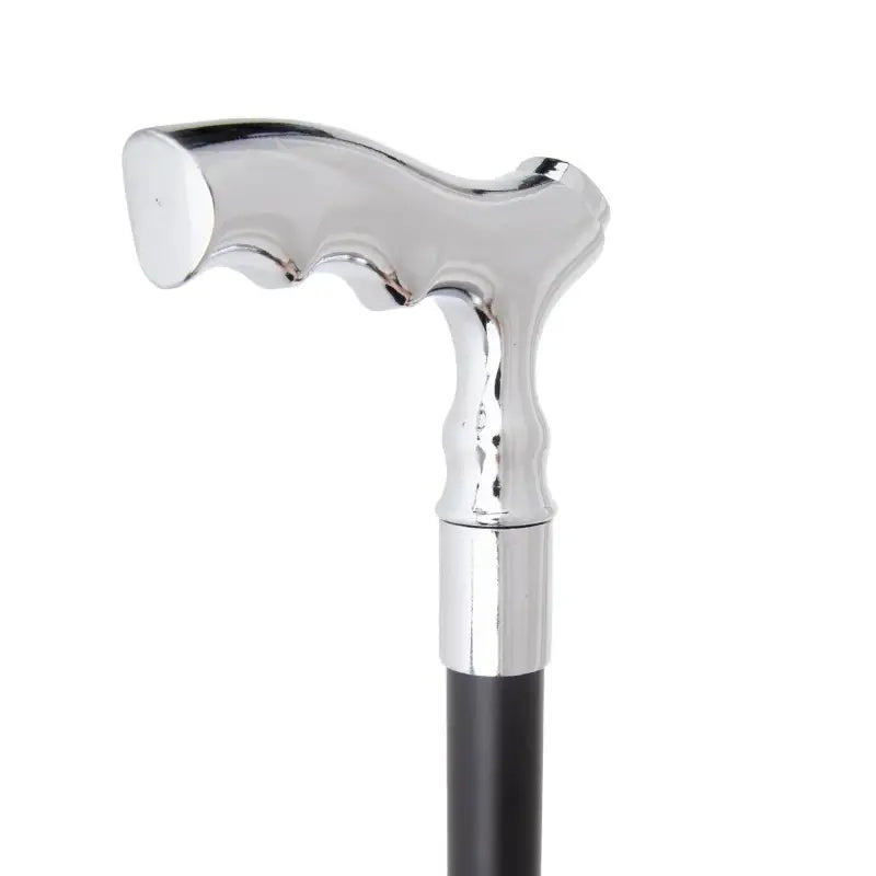 Canne de marche luxe en T - Argenté - canne de marche
