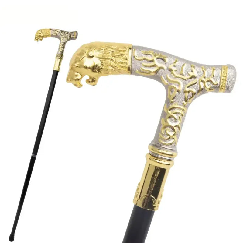 Canne de marche Luxe Lion - Tête de Lion - canne de marche
