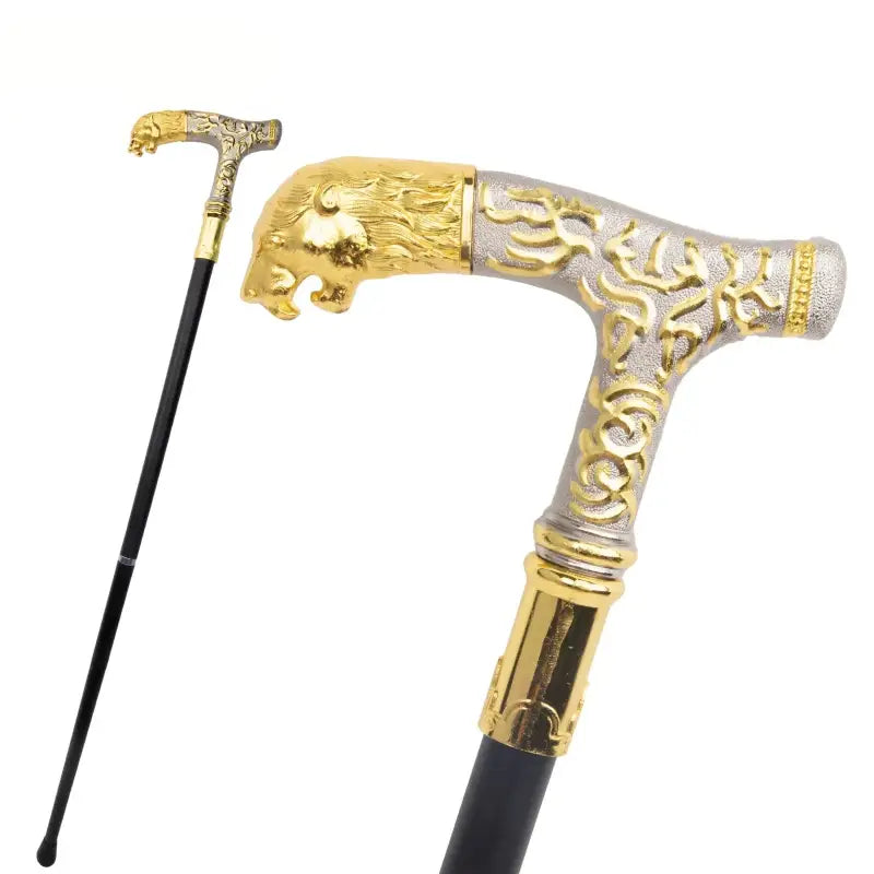 Canne de marche Luxe Lion - Tête de Lion - canne de marche