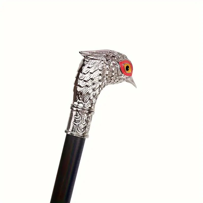 Canne de marche luxe tête d’aigle - Tête d’aigle argentée - canne de marche