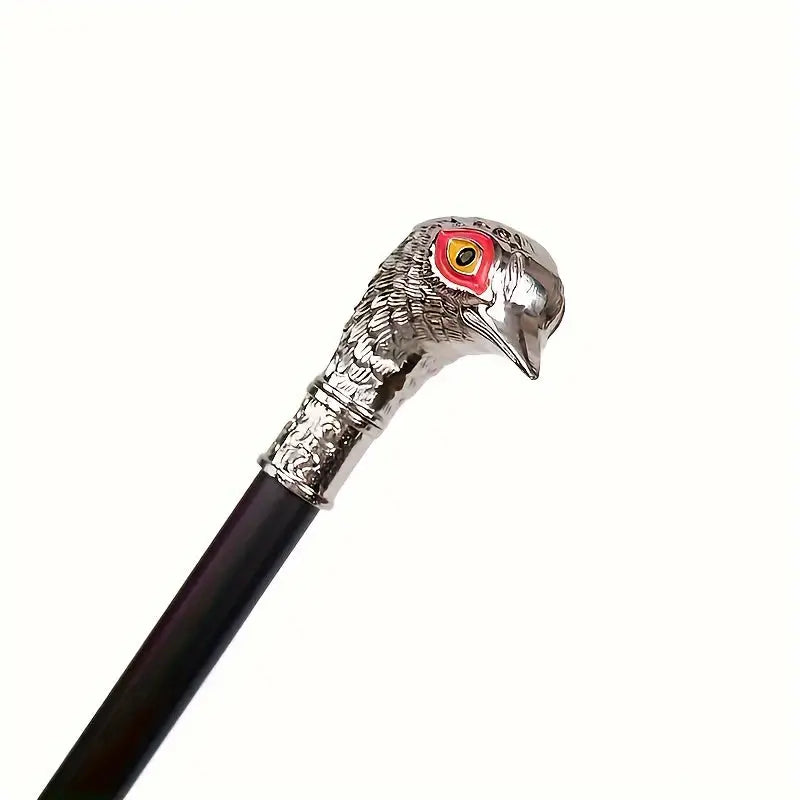 Canne de marche luxe tête d’aigle - Tête d’aigle argentée - canne de marche