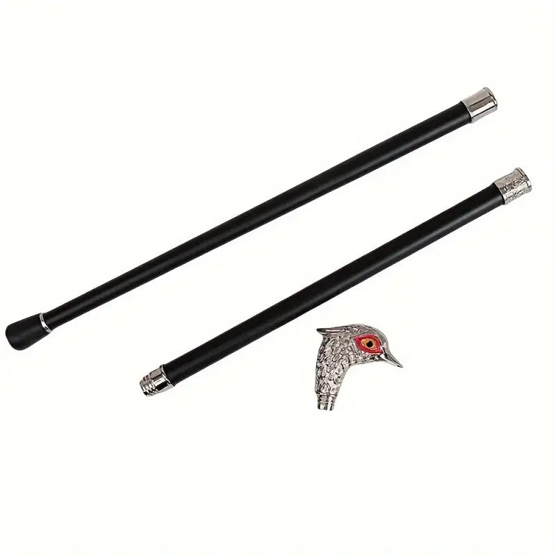 Canne de marche luxe tête d’aigle - Tête d’aigle argentée - canne de marche