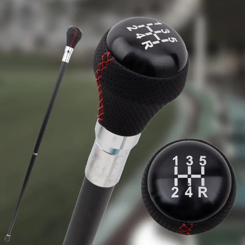 Canne de marche pommeau - Noir - canne de marche