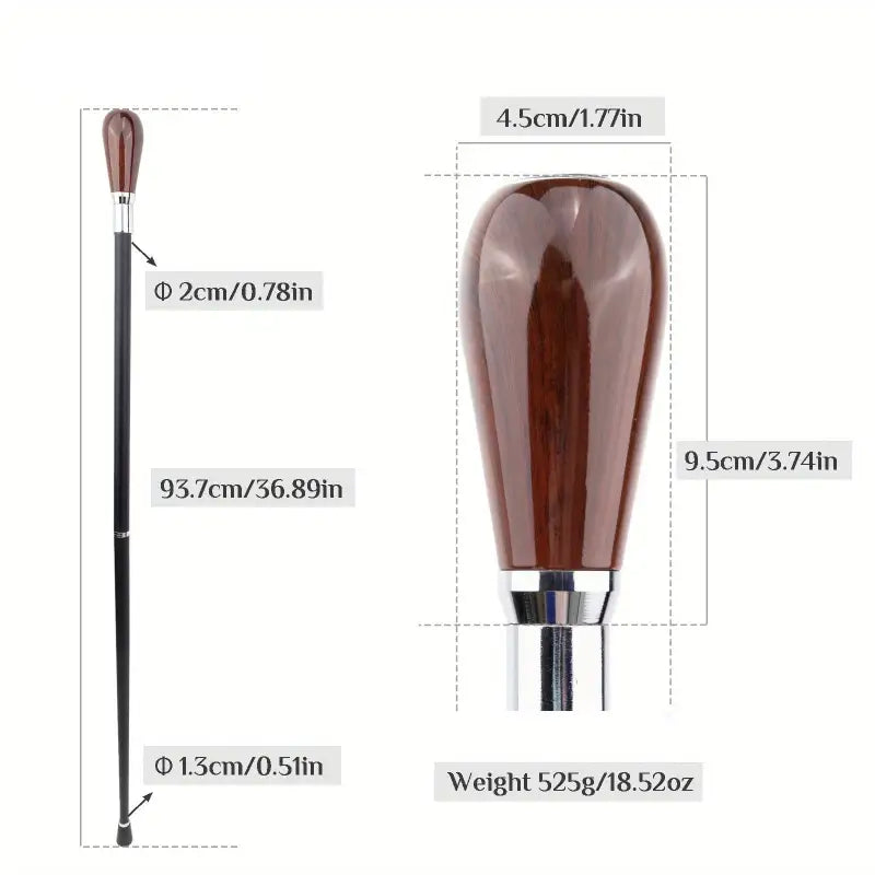 Canne élégante pour homme - Pommeau - canne de marche