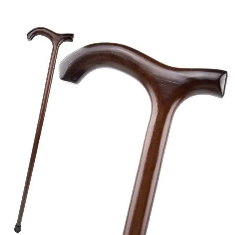 Canne en bois ancienne - Bois ancien - canne de marche