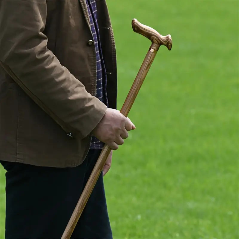 Canne en bois élégante - Bois doré - canne de marche