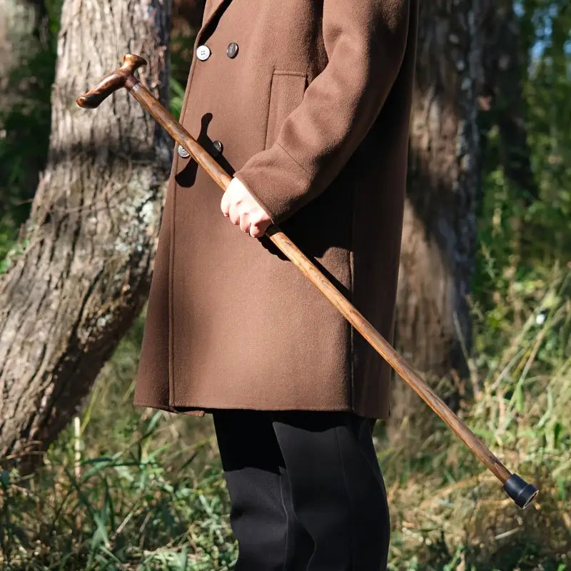 Canne en bois Gentlemen - Bois Massif - canne de marche