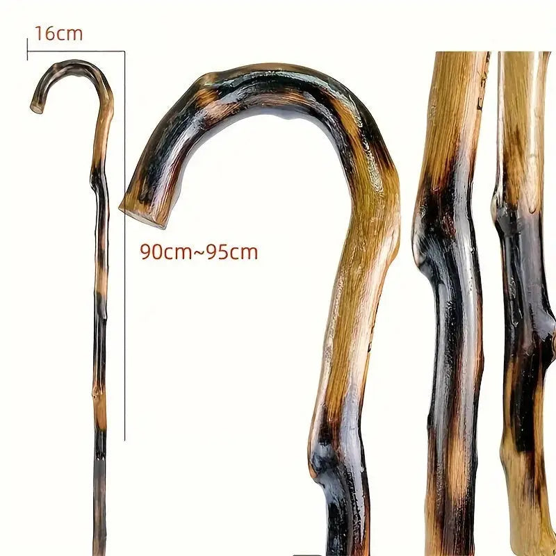 Canne en bois massif - Bois Massif - canne de marche