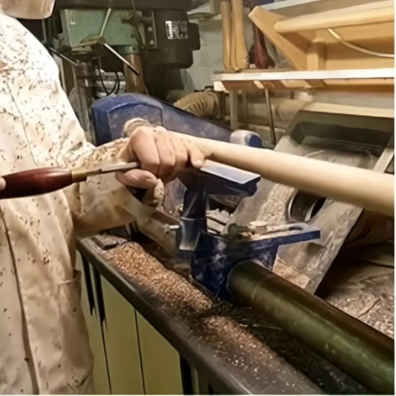 Canne en bois massif sculpté - Marron classique - canne de marche