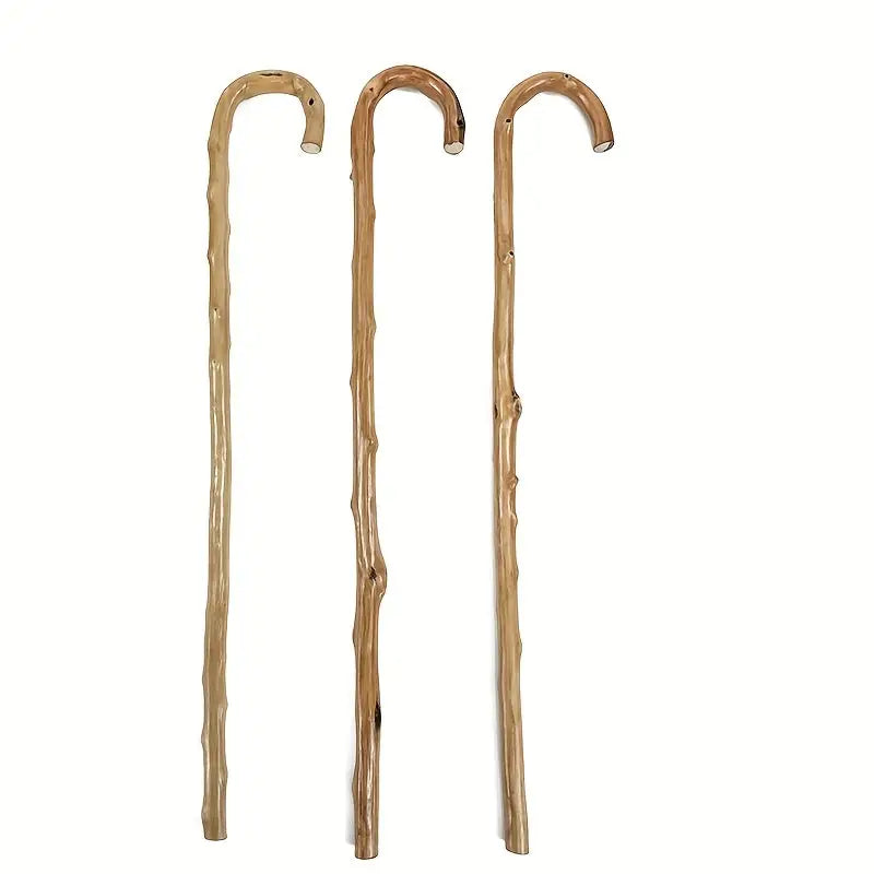 Canne en bois naturelle - Bois naturelle - canne de marche