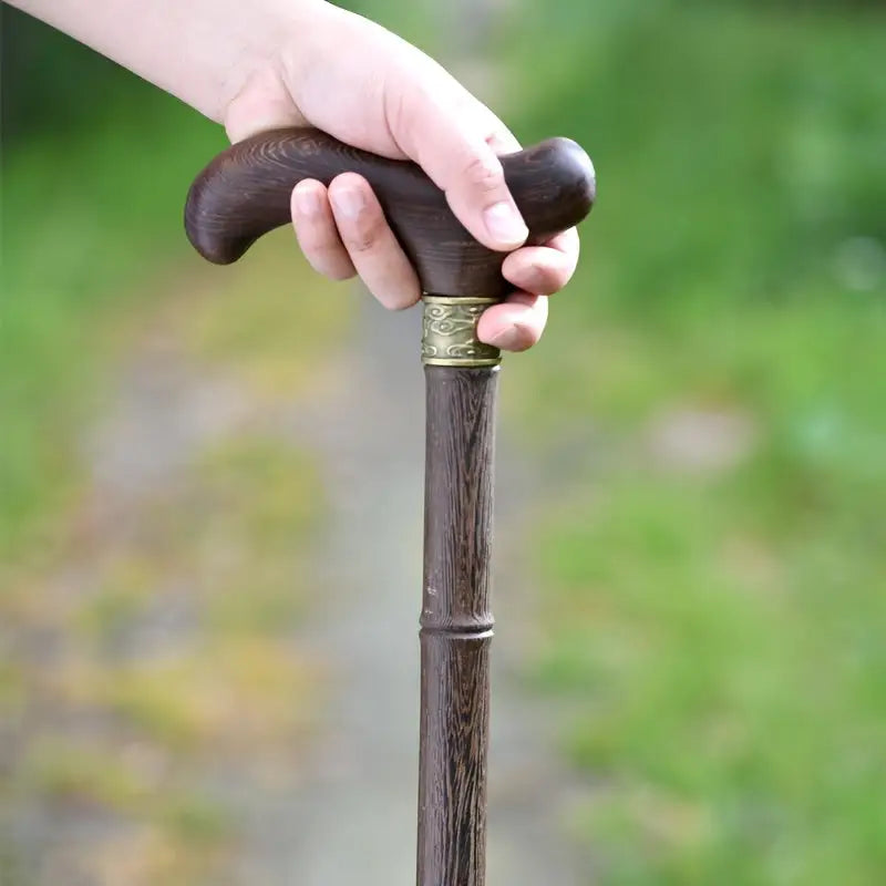 Canne en bois vintage - Bois Vintage - canne de marche