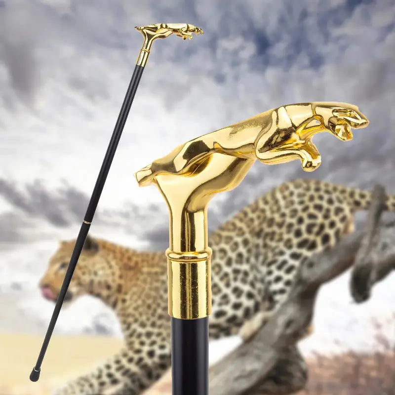 Canne épée luxe Léopard - 93cm - canne de marche