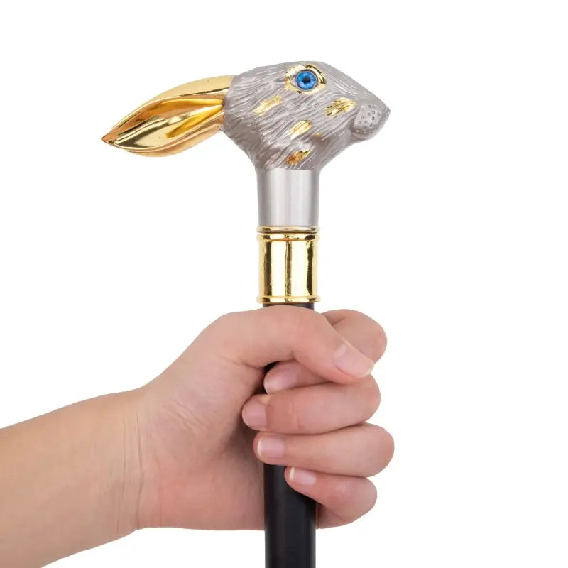 Canne épée Rabbit Dorée - 93cm - canne de marche