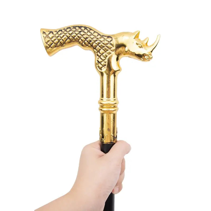 Canne épée Rhinocéros Dorée - Sword Length 16cm - canne de marche