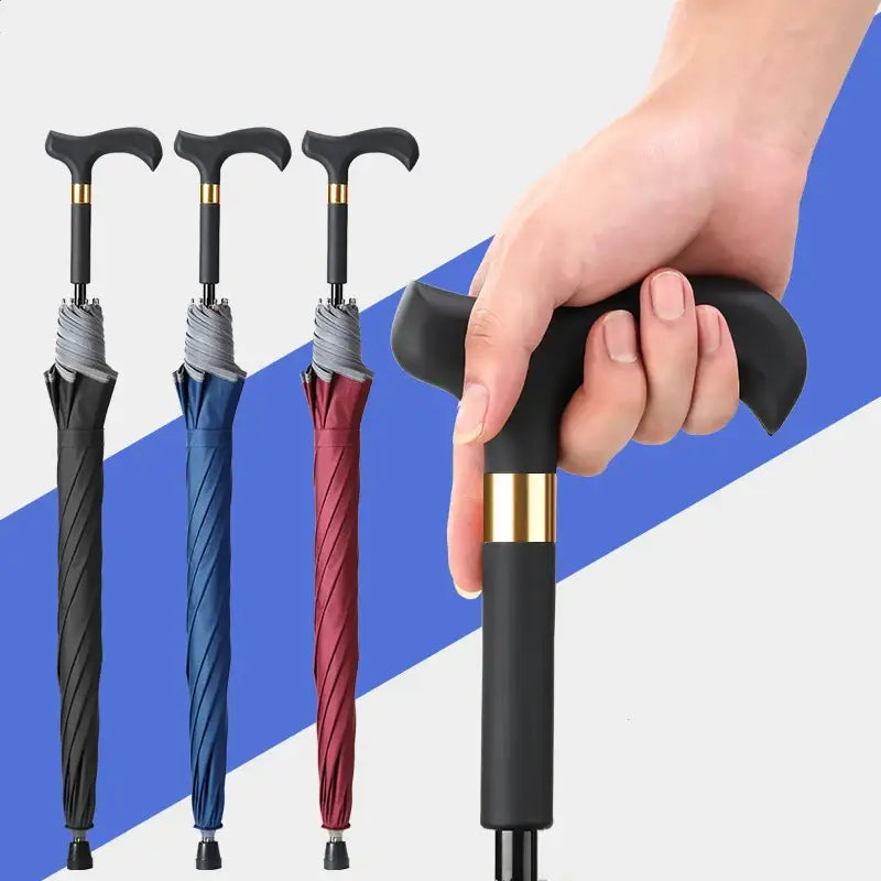 Canne parapluie - canne de marche