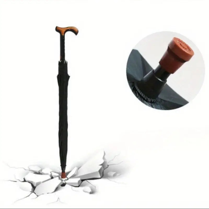 Canne Parapluie Rouge - Rouge - canne de marche