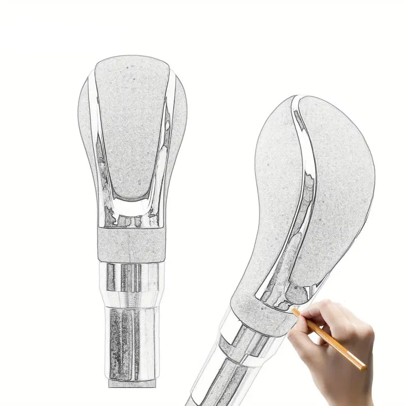 Canne pommeau argent - Noir - canne de marche