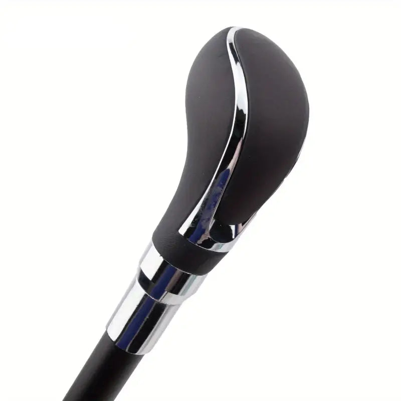 Canne pommeau argent - Noir - canne de marche