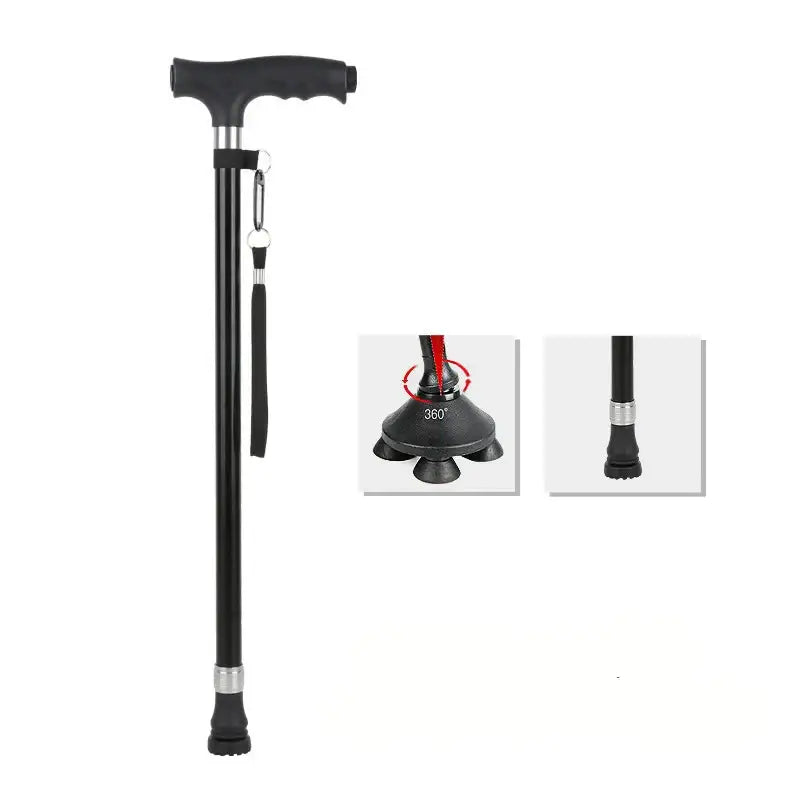 Canne télescopique 4 pied - canne de marche