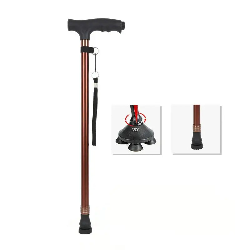 Canne télescopique 4 pied - canne de marche