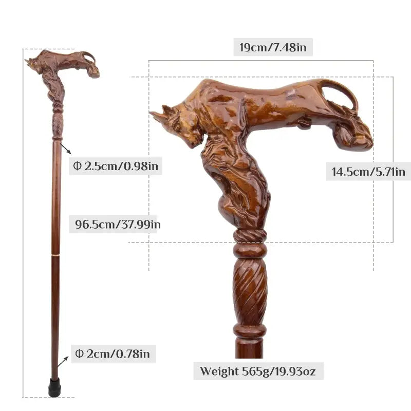 Cannes de marche en bois - Bourgogne - canne de marche