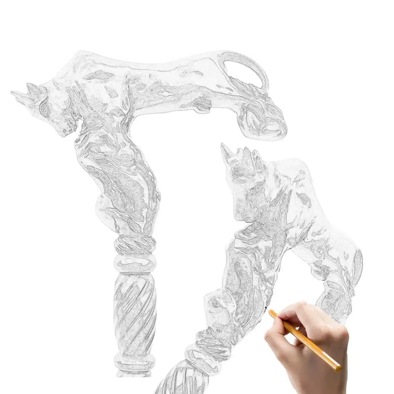 Cannes de marche en bois - Bourgogne - canne de marche