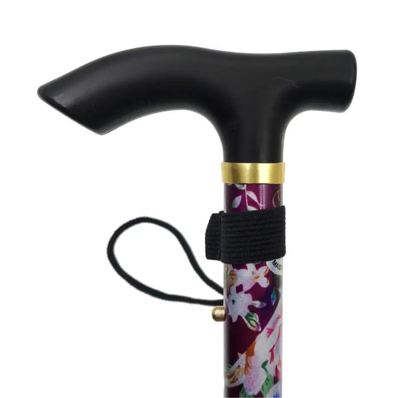 Canne pliante pour femme - vue de face