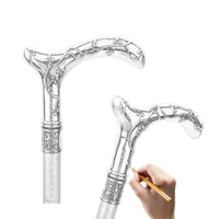 Canne de collection épée - 93cm - canne de marche - détail de la poignée