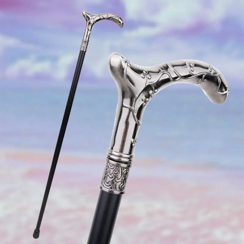 Canne de collection épée - 93cm - canne de marche - gros plan de la poignée