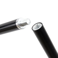 Canne de luxe boule transparent - 97cm - canne de marche - détail des finitions