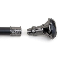Canne de Luxe Diamant Noir - Diamant Noir - canne de marche - vue de trois quarts