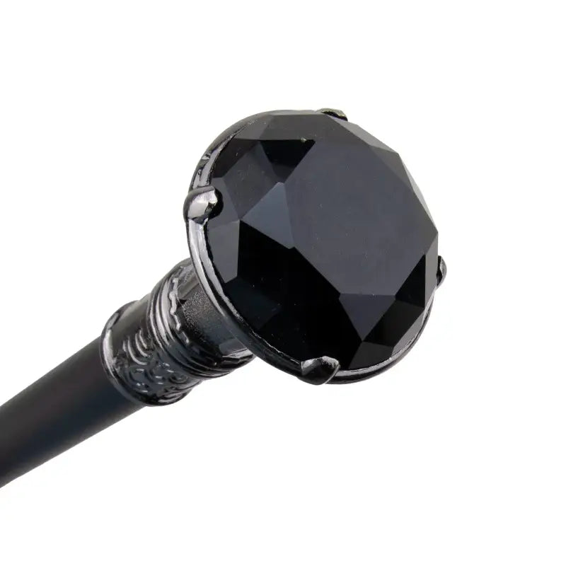 Canne de Luxe Diamant Noir - Diamant Noir - canne de marche - vue de face