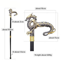 Canne de Luxe Dragon - Dragon - canne de marche - vue d'ensemble